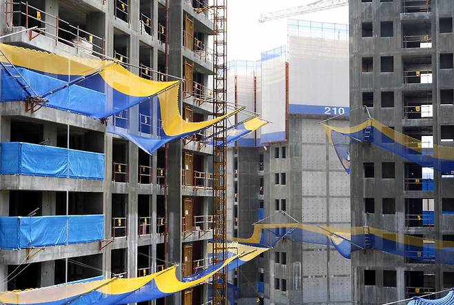 아파트 건설현장. 사진은 특정 기사내용과 관련없음. 대한경제DB.