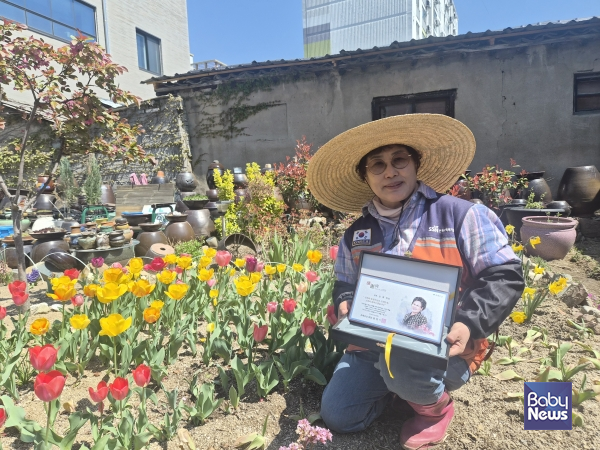 까치밥 캠페인 5호 신희숙 단장. ⓒ초록우산 대구종합사회복지관