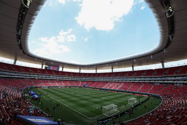 홍명보호의 2026 북중미 월드컵 조별리그 1, 2차전이 열리는 멕시코 과달라하라의 아크론 스타디움. 사진=AFPBB NEWS