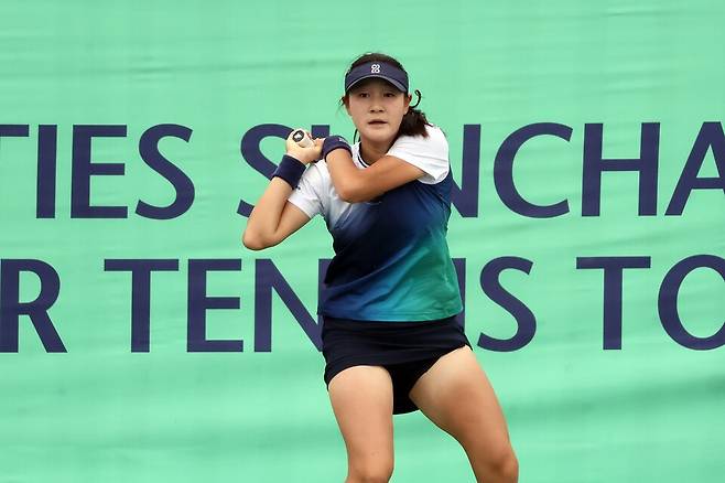 임예린의 8강전 모습. 박성진 기자