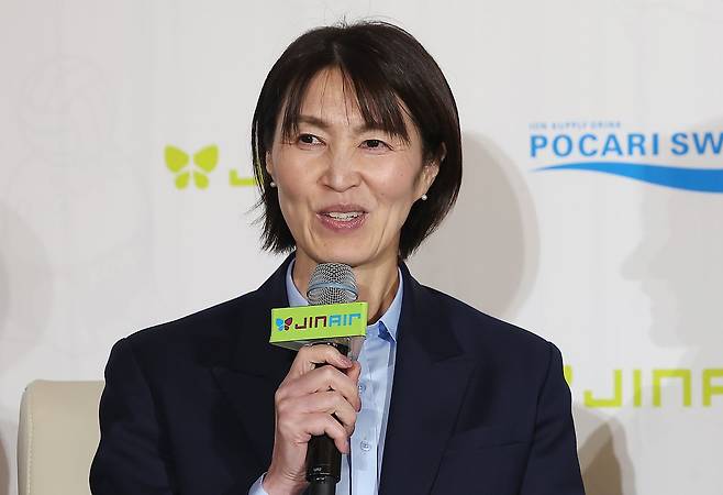 흥국생명 요시하라 도모코 감독. 연합뉴스