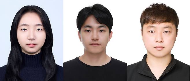 (왼쪽부터) 연세대 화학과 김예인 석사과정생(공동 제1 저자), 엄민섭 석사과정생(공동 제1 저자), 양종희 교수(교신저자)