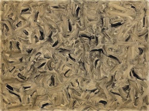 이우환 '바람으로부터'(1986). 글로벌세아 아트스페이스