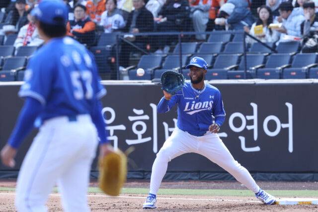 삼성 라이온즈 르윈 디아즈./삼성 라이온즈