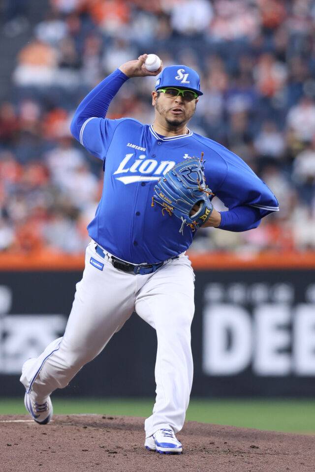 삼성 라이온즈 아리엘 후라도./삼성 라이온즈