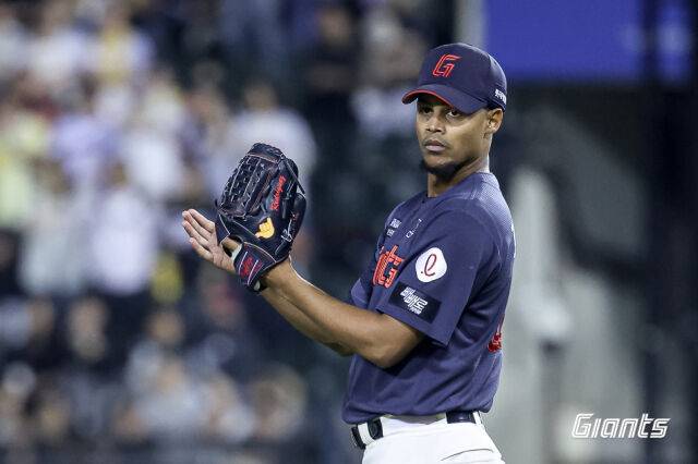 16일 LG전 선발이었던 로드리게스./롯데 자이언츠
