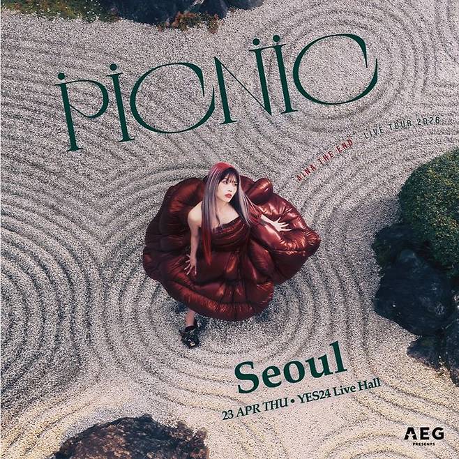 [서울=뉴시스] 아이나 디 엔드. (사진 = AEG 프레젠츠 아시아(Presents Asia) 제공) 2026.04.17 photo@newsis.com *재판매 및 DB 금지