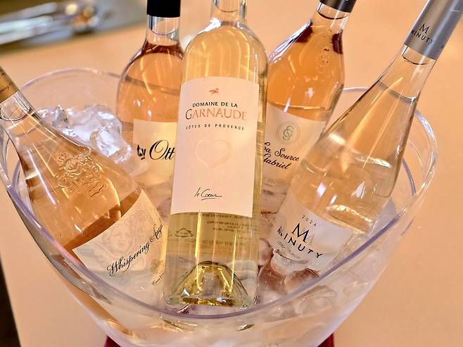 프로방스 로제 와인.&nbsp; 최현태 기자