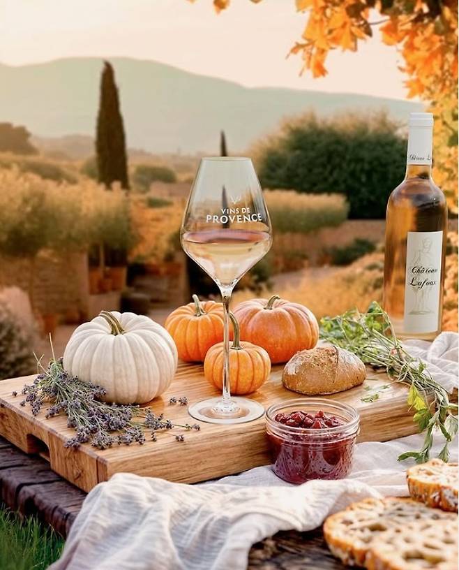 프로방스 로제 와인. 뱅드프로방스