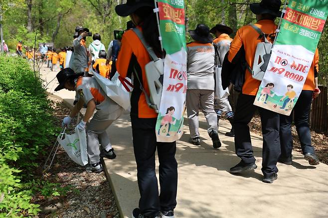 화재 예방 플로깅 [서울소방재난본부 제공. 재판매 및 DB 금지]