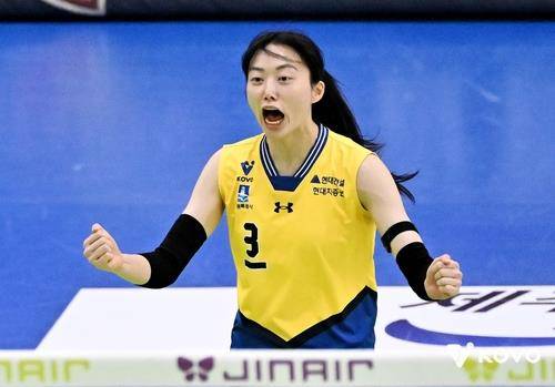 현대건설에서 뛰었던 FA 세터 김다인 [한국배구연맹 제공. 재판매 및 DB 금지]