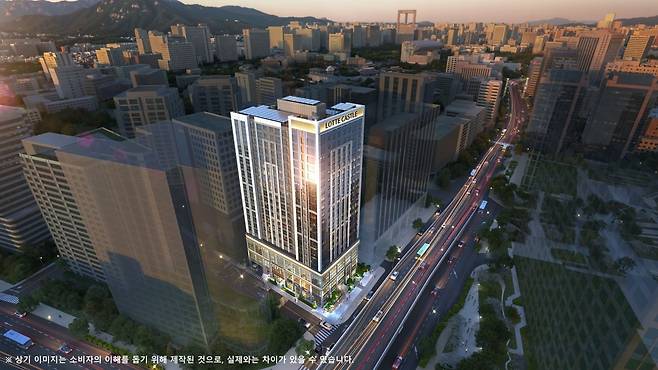 서울 중구 순화동 정동롯데캐슬136 조감도 [롯데건설·포애드원 제공]