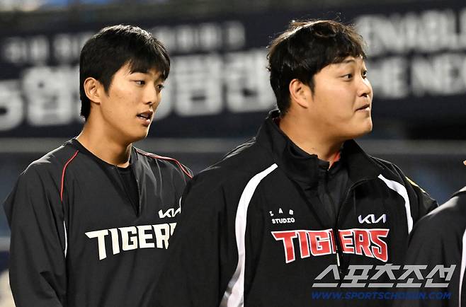 올 시즌 첫 5이닝 무실점 호투를 펼친 이의리는 첫 승을 신고했다.