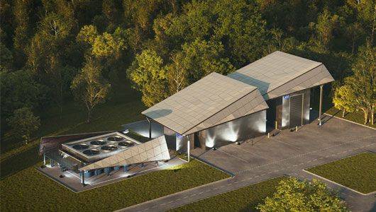 영국 대표 중공업체 롤스로이스가 공개한 4세대 가스 냉각식 선진 모듈형 원자로(AMR) 발전소. 롤스로이스 홈페이지