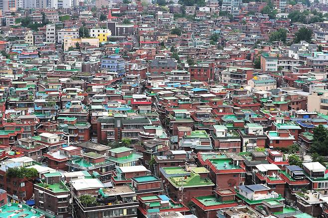 서울시 동작구 노량진동 278-2번지 일대 노량진1 재정비촉진구역 일대. /연합뉴스