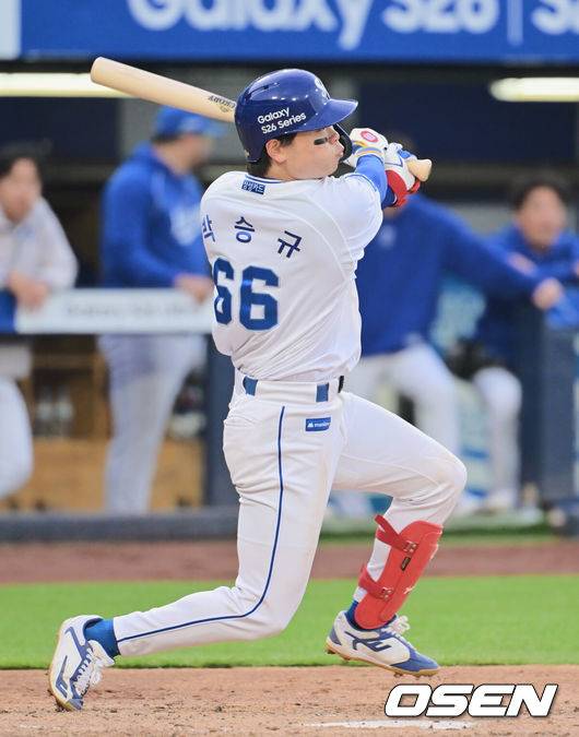 [OSEN=대구, 이석우 기자] 삼성 라이온즈 박승규 144 2026.04.11 / foto0307@osen.co.kr