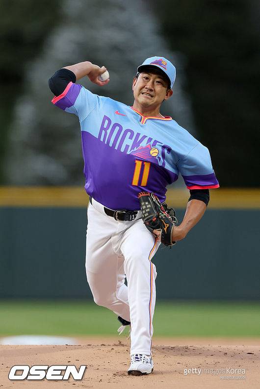 [사진] 콜로라도 로키스 스가노 토모유키. ⓒGettyimages(무단전재 및 재배포 금지)