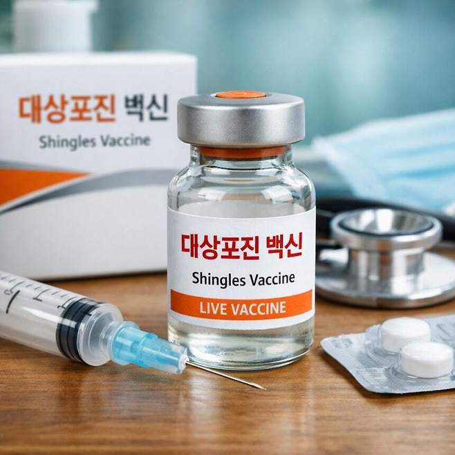 대상포진 백신. AI가 만든 이미지=연합