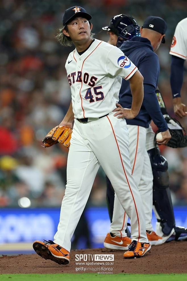 ▲ 메이저리그에서 고전하고 있는 휴스턴 애스트로스 일본인 투수 이마이 타츠야
