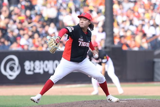 KIA 타이거즈 불펜 투수 김범수. /사진=KIA 타이거즈 제공