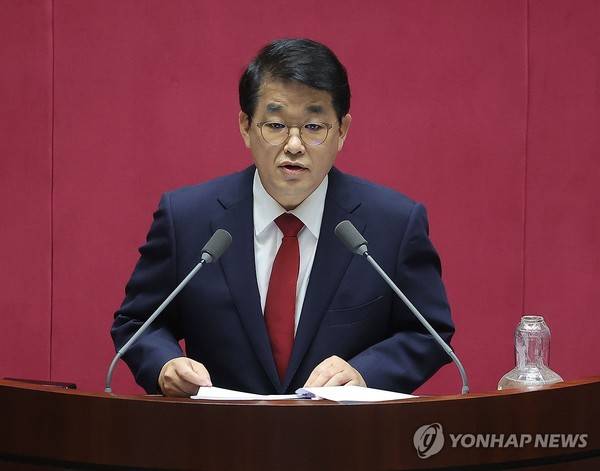 질의하는 국민의힘 배준영(인천 중구강화옹진)국회의원 [사진=연합뉴스]