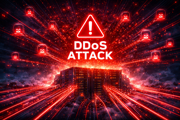 디도스 공격을 형상화한 이미지 / 챗GPT 생성