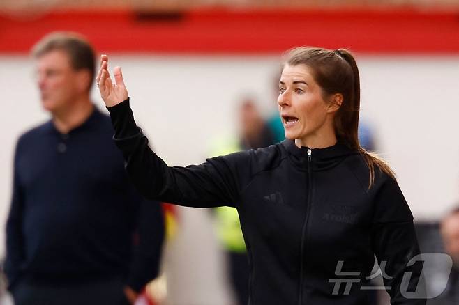 우니온 베를린의 마리 루이즈 에타 감독. ⓒ AFP=뉴스1