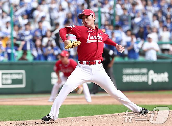 SSG 랜더스 김건우. ⓒ 뉴스1 김성진 기자