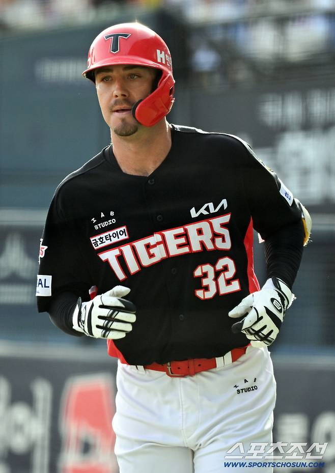 18일 잠실구장에서 열린 두산과 KIA의 경기. KIA 데일이 숨을 고르고 있다. 잠실=박재만 기자 pjm@sportschosun.com/2026.04.18/