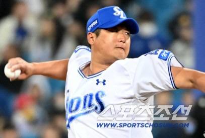 23일 대구삼성라이온즈파크에서 열린 KIA와 삼성의 시범경기. 삼성 최지광이 역투하고 있다. 대구=허상욱 기자wook@sportschosun.com/2026.03.23/