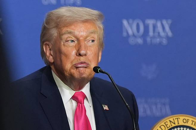 도널드 트럼프 미국 대통령. /AP 연합뉴스