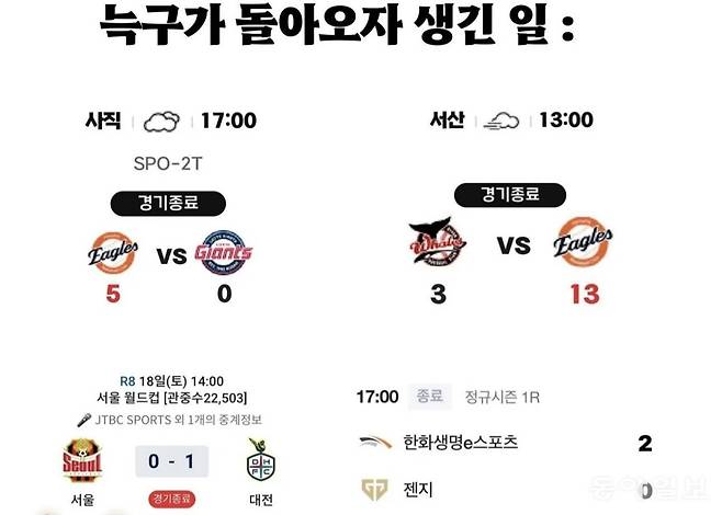 온라인 커뮤니티 등을 중심으로 게시되고 있는 ‘늑구밈’. 온라인커뮤니티 캡처