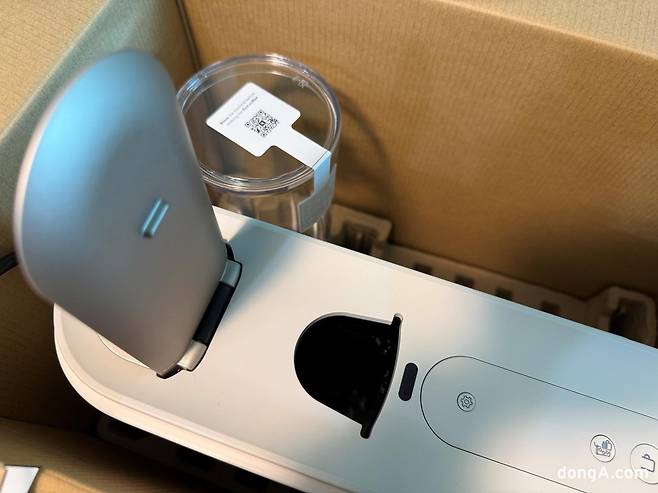 네스프레소 버츄오 업 기기. 김상준 기자 ksj@donga.com