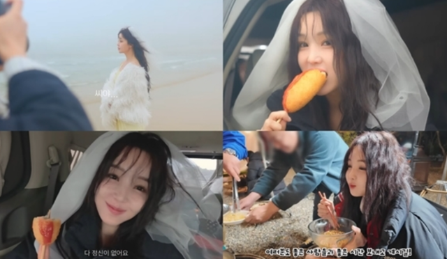 남규리가 뮤직비디오 촬영 현장을 공개했다. 남규리 유튜브 캡처