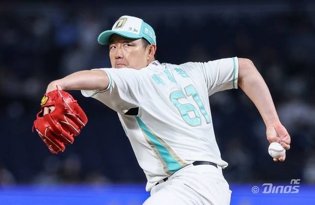 배재환은 19일 SSG전에서 시즌 마수걸이 승리를 챙겼다. 사진=NC 제공