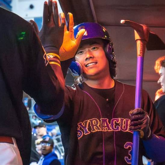 배지환이 맹타를 휘둘렀지만 빅리그 복귀에 실패했다. 사진은 뉴욕 메츠 산하 트리플A 시러큐스 메츠에서 활약 중인 배지환. /사진=시러큐스 메츠 인스타그램 캡처