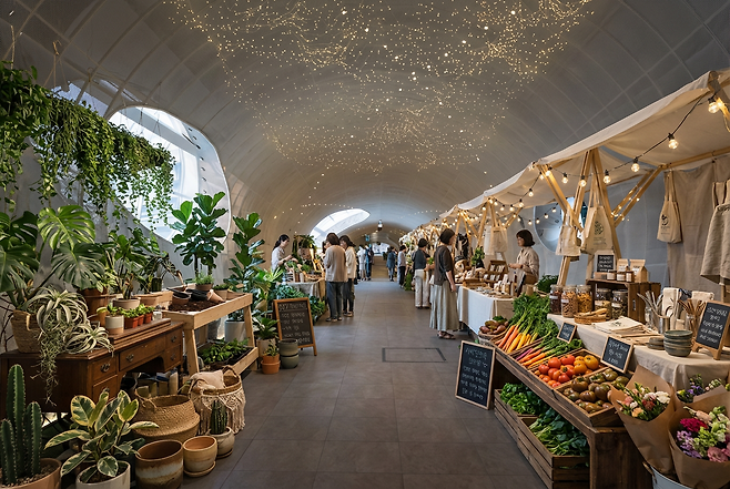 실내 마켓존. 서울시 제공