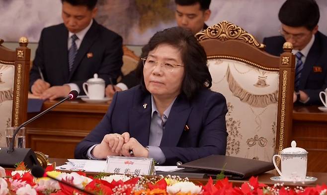 최선희 북한 외무상. 연합뉴스