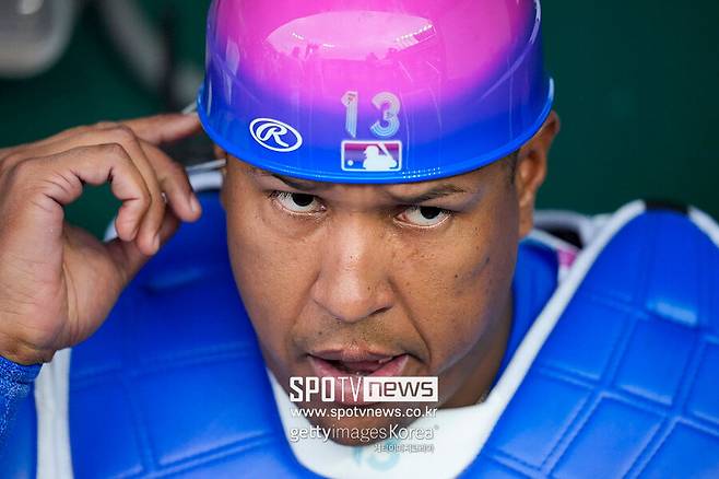 ▲ 자신의 결장에 대해 감독에 대놓고 반감을 드러낸 캔자스시티의 올스타 포수 살바도르 페레스