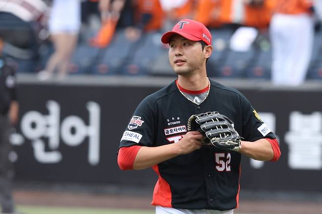 KIA 타이거즈 불펜 투수 홍건희. /사진=KIA 타이거즈 제공