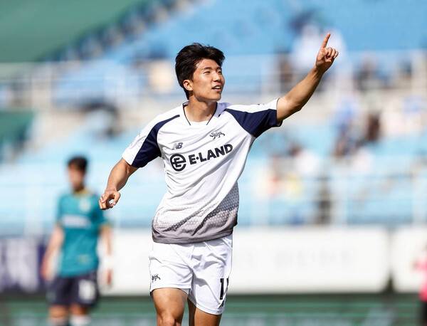 '시즌 5승' 서울 이랜드, 4연승으로 K리그2 3위 올라...변경준 2경기 연속골.(사진제공=서울 이랜드)