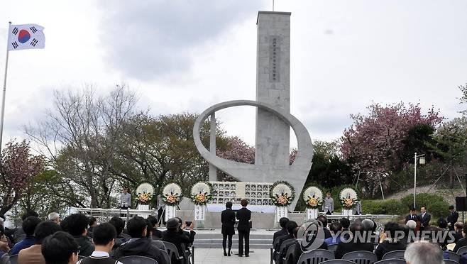 부산 4·19혁명 기념식 [연합뉴스 자료 사진]