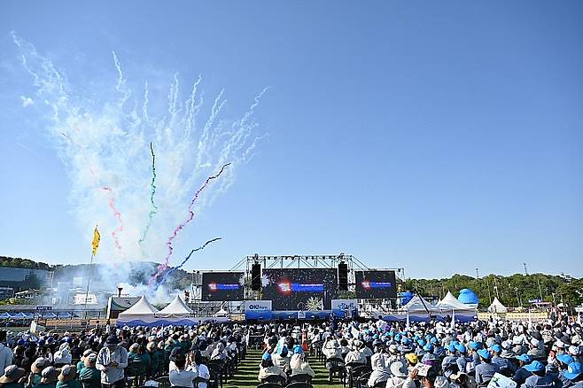 지난해 열린 전남장애인체전 개회식 모습. 전남장애인체육회 제공
