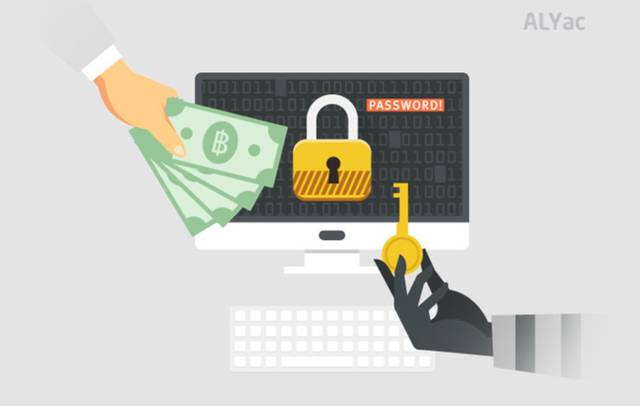 랜섬웨어. 이스트시큐리티 제공.