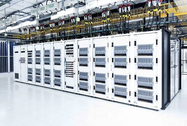 SK브로드밴드의 서울 가산 AI 데이터센터(AIDC) 모습. /SK텔레콤