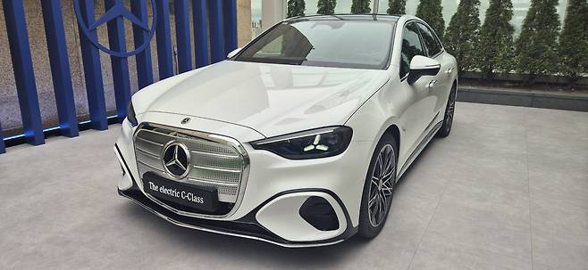 메르세데스-벤츠 '디 올-뉴 일렉트릭 C-클래스'. /사진=이경남 기자 lkn@