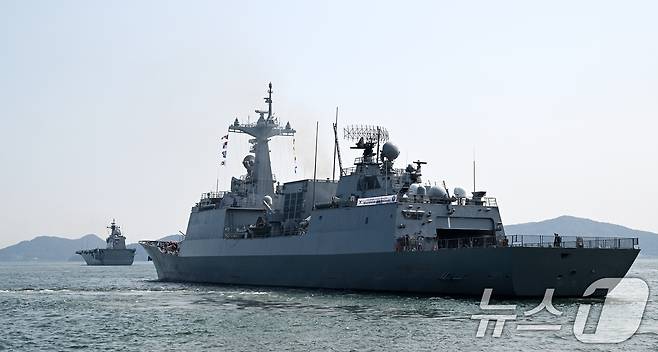 충무공이순신급(DDH-Ⅱ)구축함 왕건함. (해군 제공. 재판매 및 DB 금지) 2025.6.18 ⓒ 뉴스1