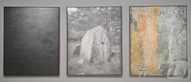 아모레퍼시픽 소장전. 갈라 포라스-김의 '세월이 남긴 고색의 무게'(2024) ⓒ 뉴스1 최소망