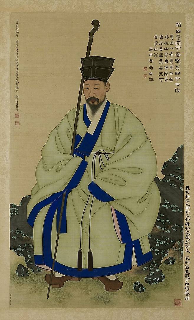 이유원 초상. 이연 씨 기증 유물. 국립중앙박물관