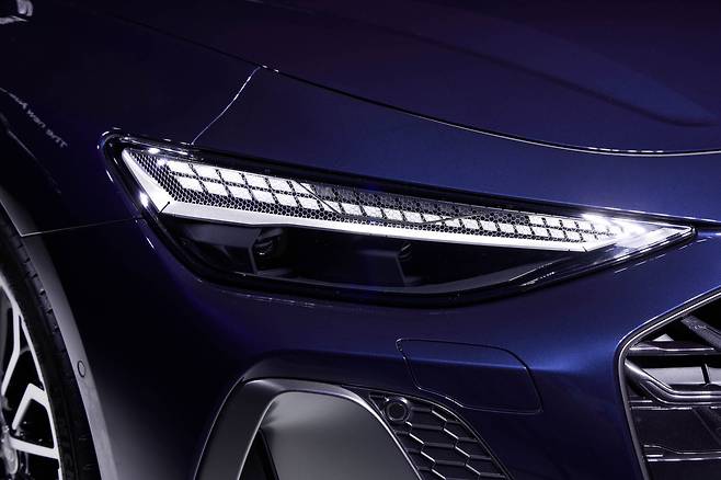 20일 오후 서울 중구 반얀트리 호텔에서 열린 더 뉴 아우디 A6 국내 출시 행사에 전시된 A6의 외관. /아우디코리아 제공